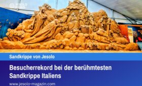 Besucherrekord bei der berühmtesten Sandkrippe Italiens