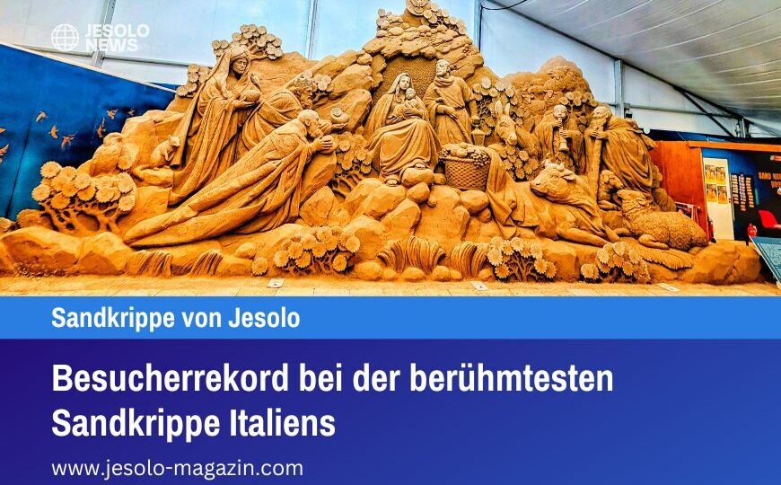 Besucherrekord bei der berühmtesten Sandkrippe Italiens