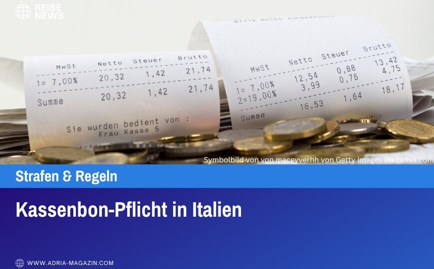 Kassenbon-Pflicht in Italien