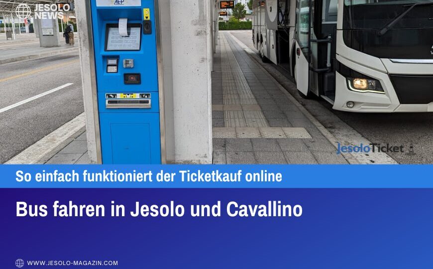 Bus fahren in Jesolo und Cavallino